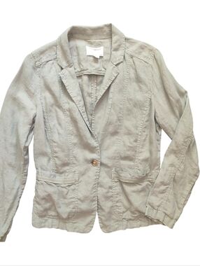 Carlson 100% Linen Blazer Jacket Sage Green Small